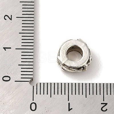 Tibetan Style Alloy European Beads TIBEP-L021-25AS-1