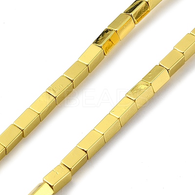 Electroplated Synthetic Non-magnetic Hematite Beads Strands G-I360-Y01-01-1