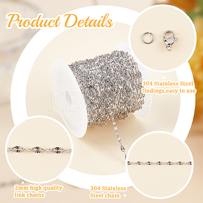 DIY Chain Bracelet Necklace Making Kit DIY-BBC0001-65-1