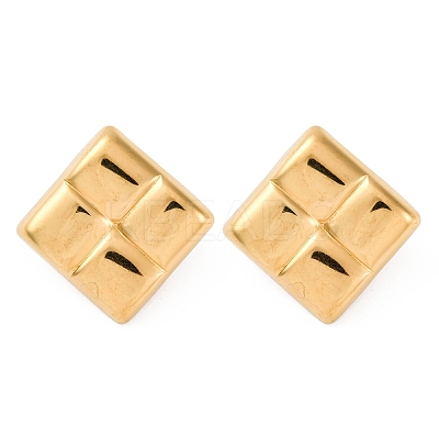 304 Stainless Steel Stud Earrings for Women LS-EJEW-F357-03G-03-1