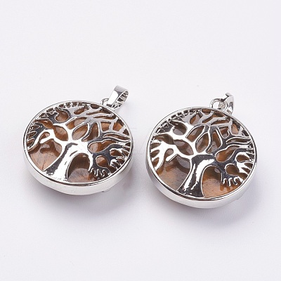 Natural & Synthetic Mixed Stone Pendants KK-K216-A-1