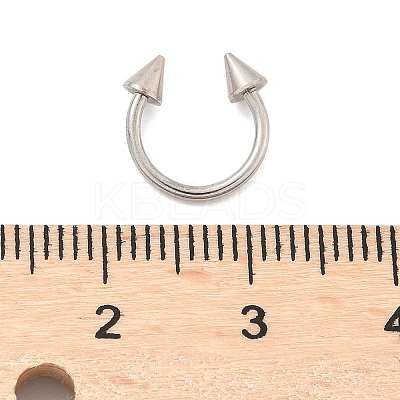 Stainless Steel Nose Septum Rings LS-AJEW-TAC0017-01P-1