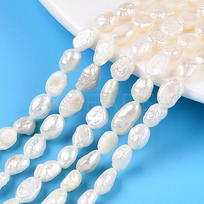Natural Cultured Freshwater Pearl Beads Strands X-PEAR-N014-05K-1