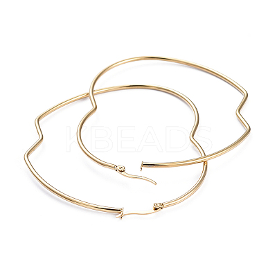 201 Stainless Steel Hoop Earrings EJEW-I245-24A-1