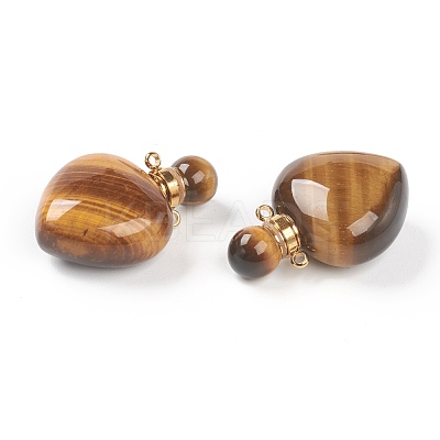 Natural Tiger Eye Pendants G-H252-C05-1