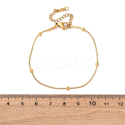 304 Stainless Steel Satellite Chains Bracelets BJEW-M096-02B-G-1
