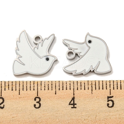 316 Surgical Stainless Steel Charms STAS-G325-06P-1