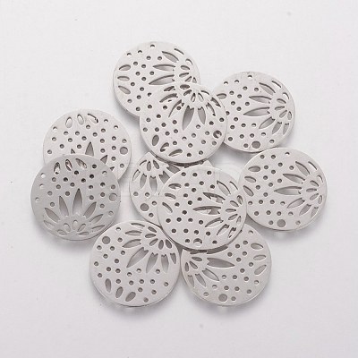 Non-Tarnish 201 Stainless Steel Pendants STAS-Q201-T475-1