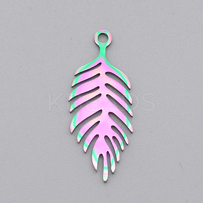 Ion Plating(IP) 201 Stainless Steel Pendants LS-STAS-S105-LA541-1