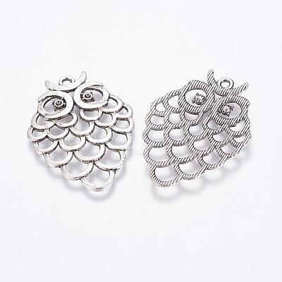 Owl Alloy Pendant Rhinestone Settings LS-X-EA11877Y-NF-1