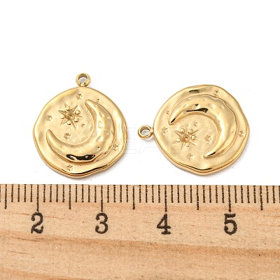304 Stainless Steel Pendants STAS-L022-189G-1