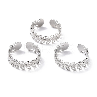 Tarnish Resistant 304 Stainless Steel Finger Rings RJEW-L102-32P-1