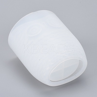 Owl Pen Holder Silicone Molds DIY-L048-04-1