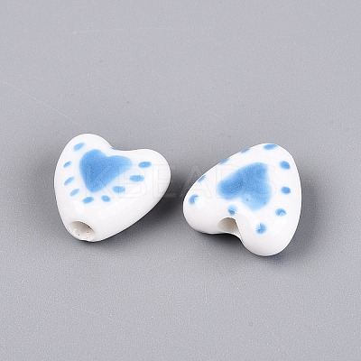 Handmade Porcelain Beads PORC-Q005-11B-1