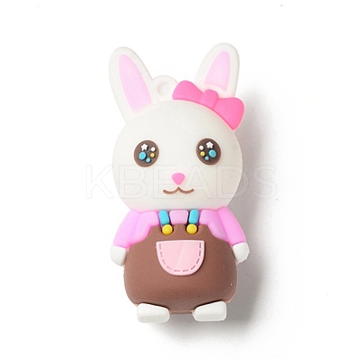 Opaque Resin Animal Big Pendants RESI-D065-C01-1