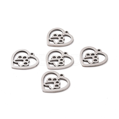 Non-Tarnish 201 Stainless Steel Pendants STAS-T046-JN253-1-1