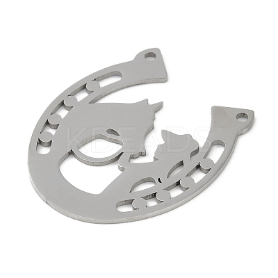 Non-Tarnish 304 Stainless Steel Pendants STAS-L279-025P-1