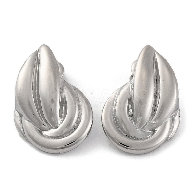 Non-Tarnish 304 Stainless Steel Stud Earrings for Women EJEW-N054-15P-1
