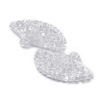 Transparent Acrylic Pendants TACR-A004-07A-02-1