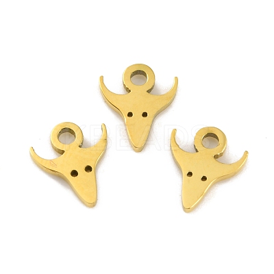 Ion Plating(IP) 304 Stainless Steel Charms STAS-D051-53G-1