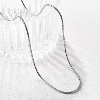 Non-Tarnish 304 Stainless Steel Snake Chain Necklaces NJEW-L160-010P-1
