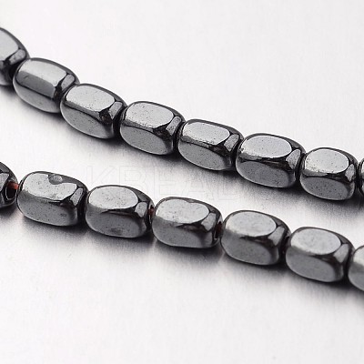 Non-magnetic Synthetic Hematite Bead Strands G-F300-40B-09-1