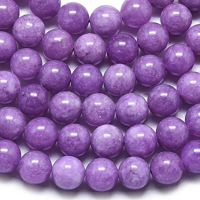 Natural Malaysia Jade Beads Strands G-L645-A01-8mm-18-1