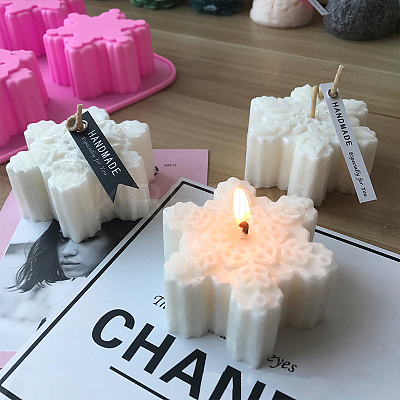Christmas Theme DIY Candle Food Grade Silicone Molds CAND-PW0005-007-1