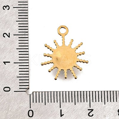 Synthetic Gemstone Pendants LS-STAS-A114-01G-02-1