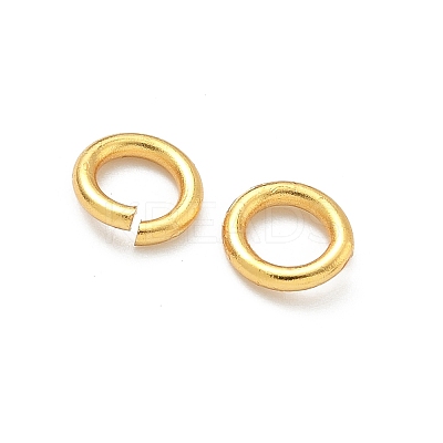 Brass Open Jump Rings KK-H532-43C-G-1