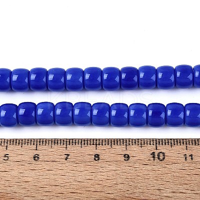 Opaque Glass Beads Strands GLAA-NH0002-B11-1