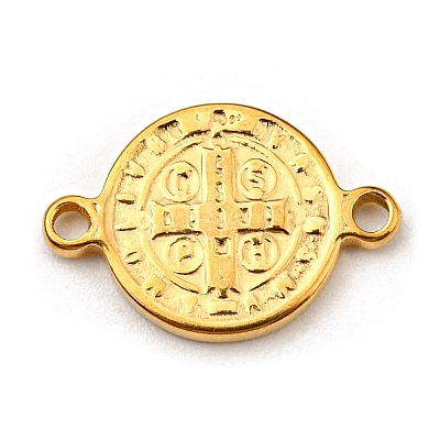Religion 304 Stainless Steel Connector Charms X-STAS-L270-09G-1