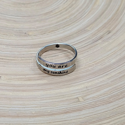 201 Stainless Steel Finger Rings FS-WGA0219-05-1