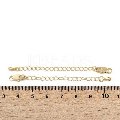 Brass Ends with Chains KK-P283-31G-1