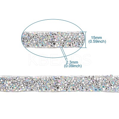 Glitter Resin Hotfix Rhinestone(Hot Melt Adhesive On The Back) OCOR-TAC0004-B-01-1