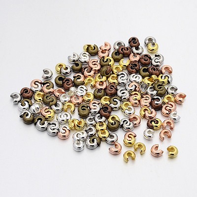 Iron Crimp Beads Covers X-IFIN-X0031-3mm-1