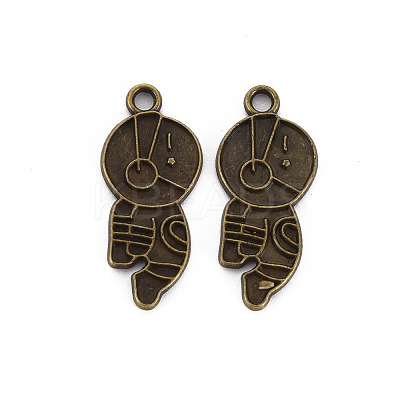 Tibetan Style Alloy Pendant Enamel Settings PALLOY-N160-033AB-1