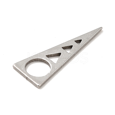 Non-Tarnish 201 Stainless Steel Pendants STAS-A066-19P-1