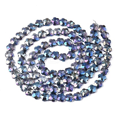Electroplate Glass Beads Strands EGLA-S176-09A-1