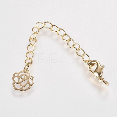 Long-Lasting Plated Brass Chain Extender KK-K210-20G-1
