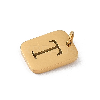 304 Stainless Steel Charms LS-STAS-R001-01G-T-1