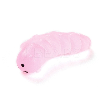 Luminous Resin Worm Ornament DJEW-R011-01C-04-1