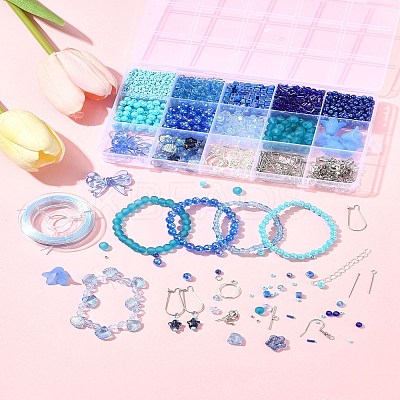 DIY Jewelry Set Making Findings Kits DIY-FS0008-58-1