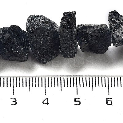 Raw Rough Natural Tourmaline Beads Strands G-P528-A13-01-1