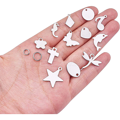 Stainless Steel Pendants STAS-BC0003-02-1