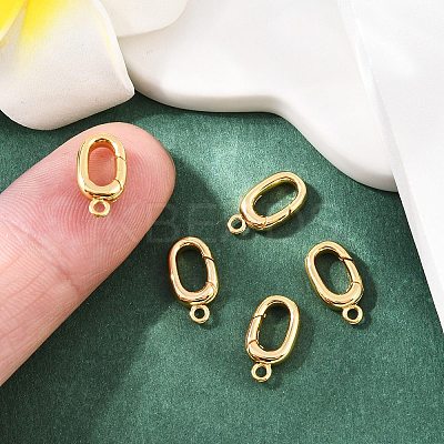 SHEGRACE Brass Spring Gate Rings XGR0096G-129G-1