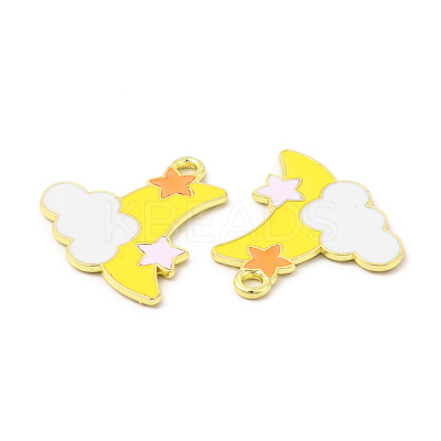 Rack Plating Alloy Pendants FIND-C018-39LG-1