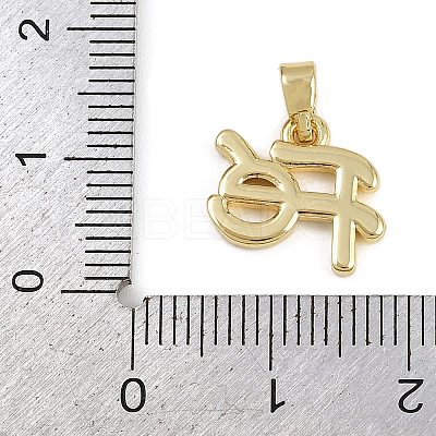 Brass Pendants KK-Z123-22G-01-1