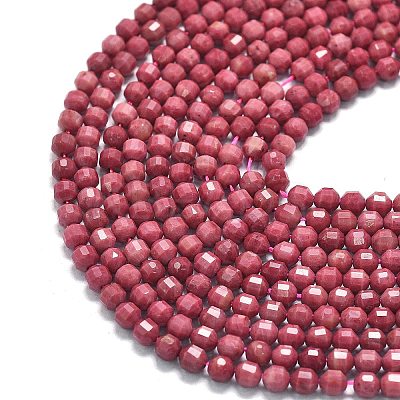 Natural Rhodonite Beads Strands G-A260-A26-01-1