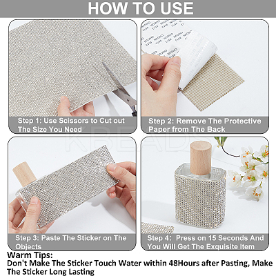 Rhinestone Sticker DIY-WH20048-003E-1